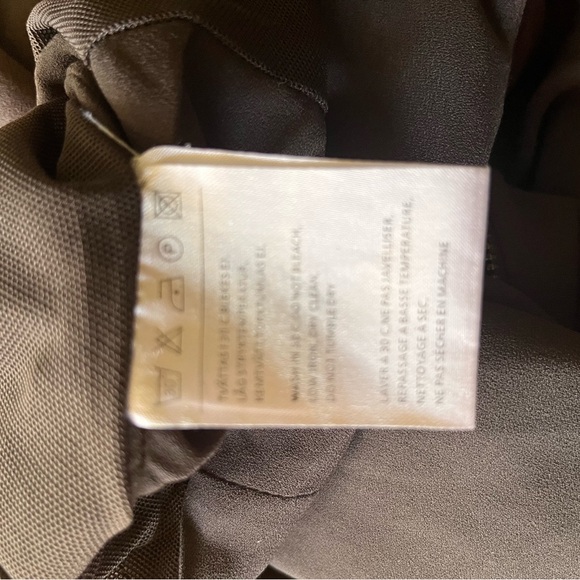 Asymmetrical zip dress by ACNE with detachable belt. Brown/grey size 38. - Picture 8 of 9